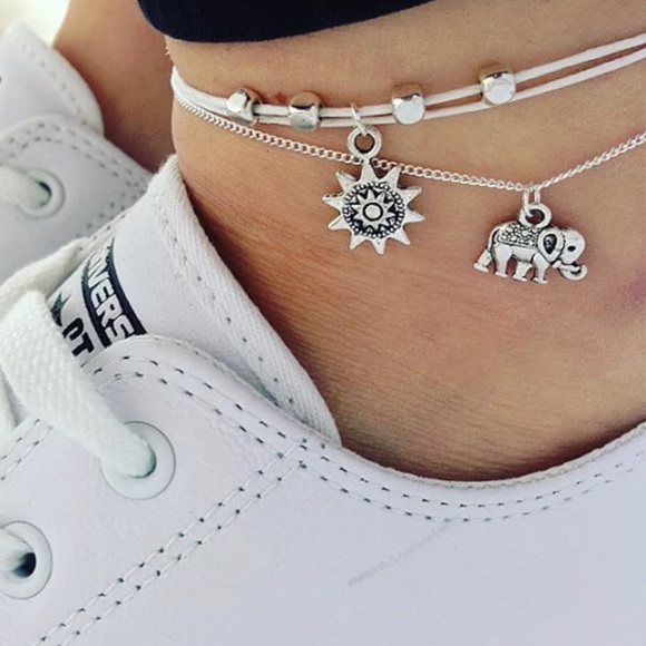 Jewelry - Silver Elephant Anklet